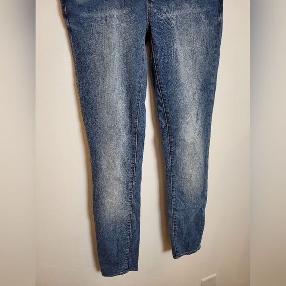 Articles of Society Jeans Tapered Leg Blue Jean Acid Wash Medium Low Rise Size 4 - Picture 3 of 8